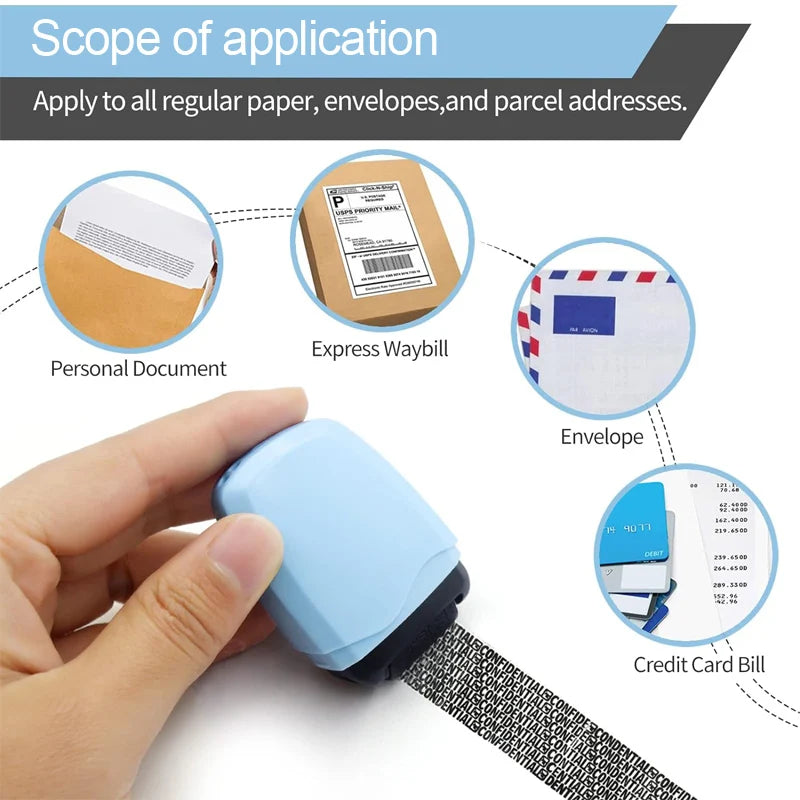 Privacy Protection Roller Stamp