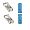 Heavy-Duty Rope Tensioner with Retractable Tie-Down