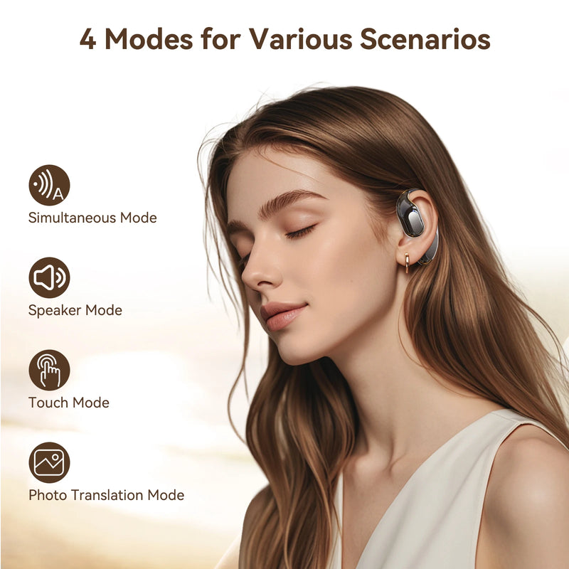 AI Real-Time Translation Earbuds