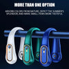 Bladeless Wearable Neck Fan with LED Display