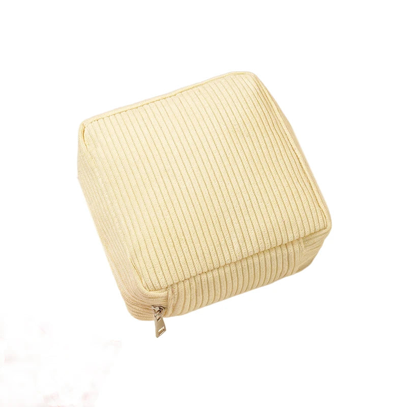 Tragbare Flanell-Make-up- & Toilettenartikel-Tasche