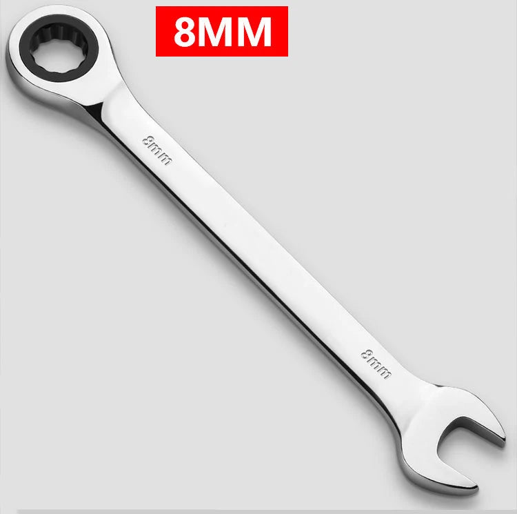 Professional Ratcheting Wrench Set with Non-Slip Grip