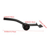 Black adjustable appliance roller stand with brakes featuring a 35.00cm length and 5.50cm width.