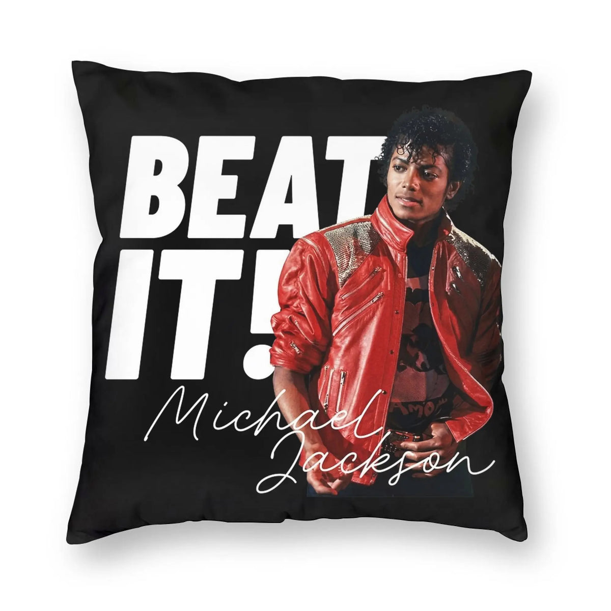 Michael Jackson Decorative Pillowcase with Hidden Zipper