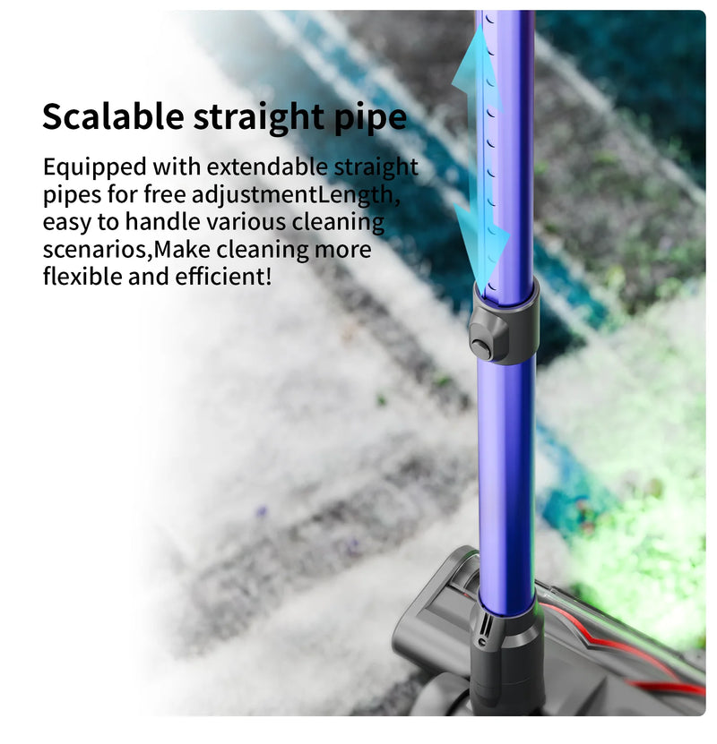 Aspiradora Vertical Inalámbrica con Pantalla Táctil