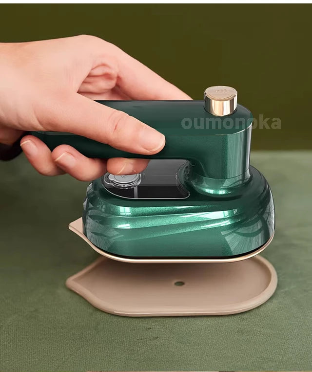 Portable Steam Iron with 180° Rotating Head for Clothes & Travel