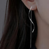 Long Chain Threader Earrings