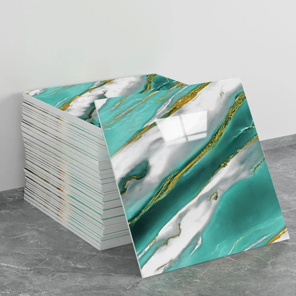 Waterproof Marble Peel and Stick Wall Tiles