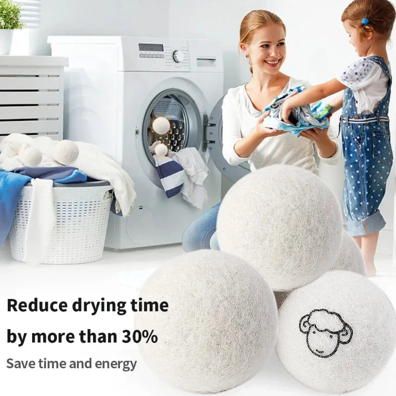 Eco-Friendly Wool Dryer Balls for Soft, Static-Free Laundry