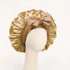 Adjustable Satin Sleep Bonnet with Tie Band