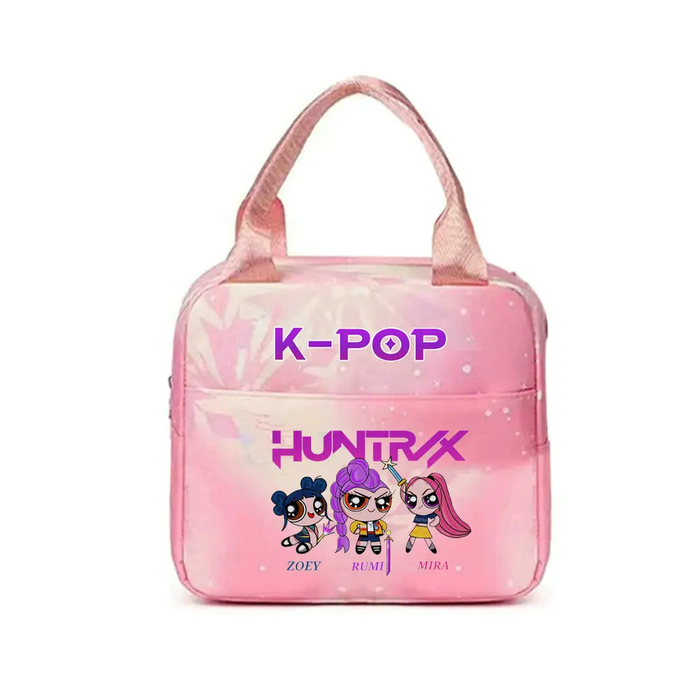 KPop Demon Hunters Insulated Lunch Bag with Shoulder Strap