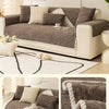 Plush Non-Slip Sofa Cover with Quilted Cotton