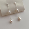 Baroque Pearl Tassel Drop Earrings