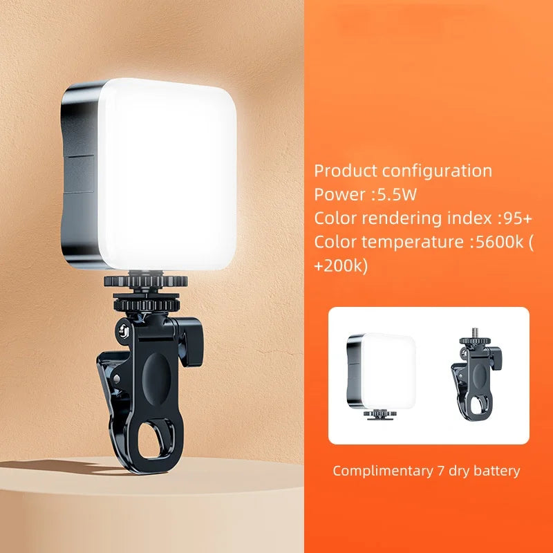 Portable Clip-On LED Fill Light