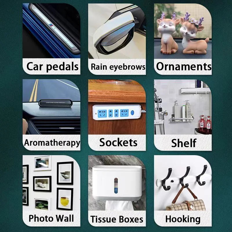 Reusable Nano Double-Sided Tape for Walls, Home & Office