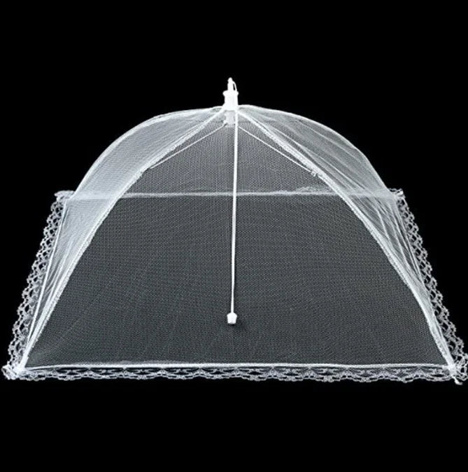 Foldable Mesh Food Cover with Pop-Up Design