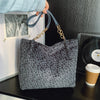 Leopard Print Canvas Tote Bag