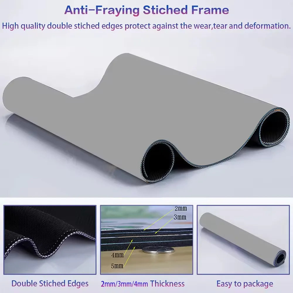 Extra-Large Sports Car Gaming Mouse Pad with Non-Slip Base