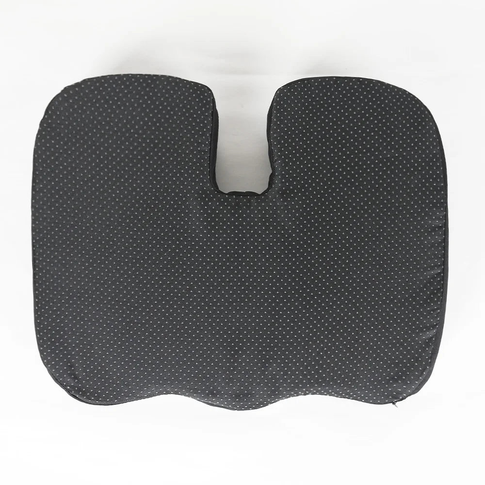 Ergonomic U-Shaped Memory Foam Seat Cushion for Coccyx Pain Relief
