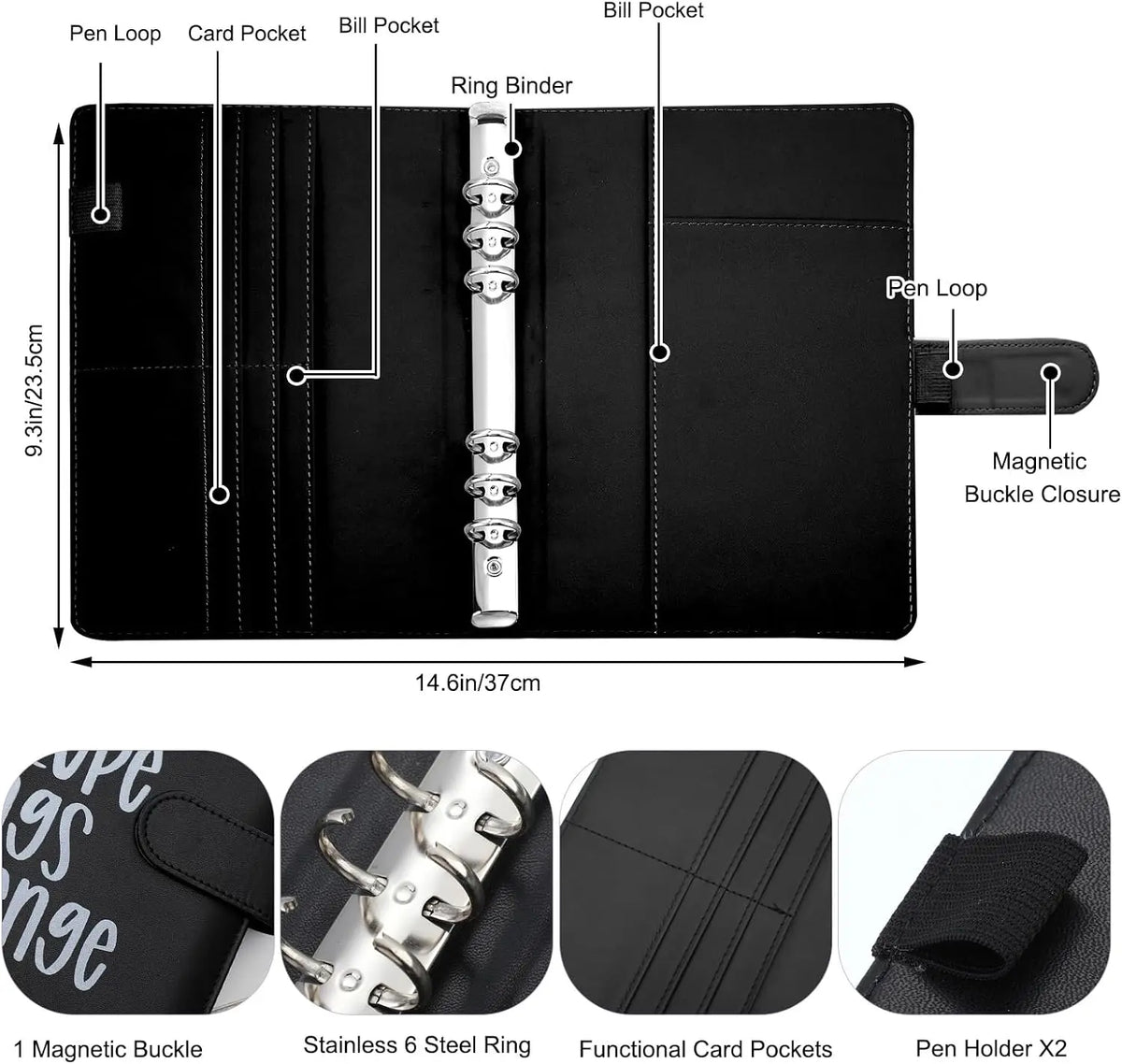 A5 Cash Savings Challenge Binder with 100 Envelopes