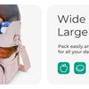 Insulated Double-Deck Lunch Bag with Leakproof Lining