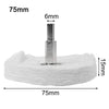 Cotton Polishing Wheel with 6mm Shank for Drill Buffing
