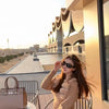 Elegant Genuine Leather Shoulder Bag for Women with Top Handle