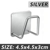 Self-Adhesive Stainless Steel Sponge Holder for Kitchen Sink