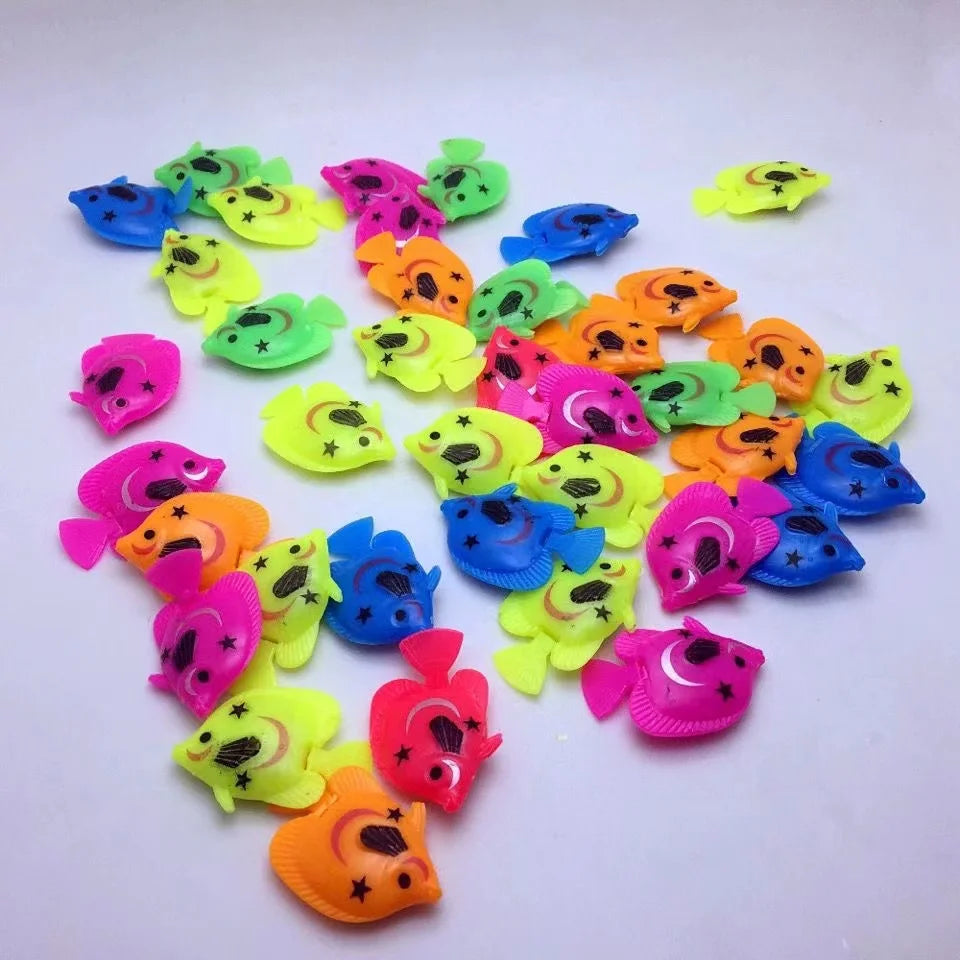 Adorable Kawaii Floating Goldfish Bath Toys - Set of 10