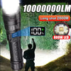 Rechargeable LED Flashlight with Digital Display