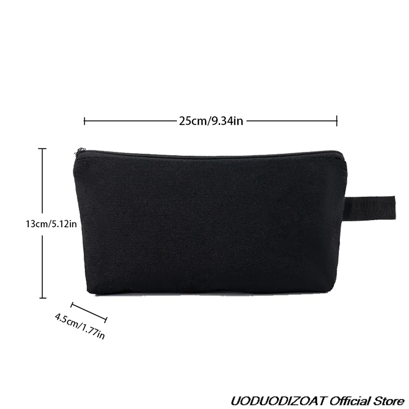 Colorful Canvas Zipper Pouch for Cosmetics, Stationery, and Travel