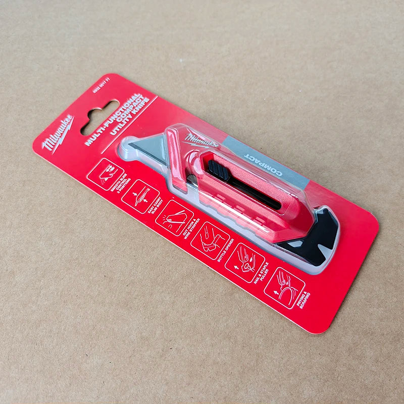 Multi-Function Compact Utility Knife with Wire Stripper & Nail Puller