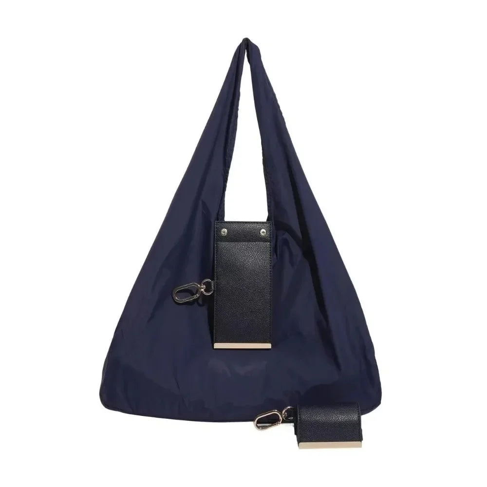 Compact Keychain Tote Bag – Foldable & Reusable Shopping Bag