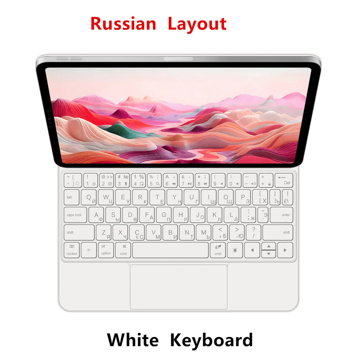 iPad Magic Keyboard Case with Backlit Keys and Touchpad