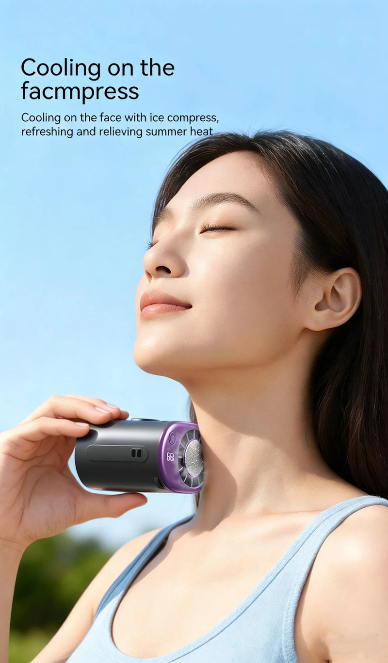 Mini Portable Clip-On Fan with 360° Rotation