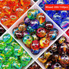 8mm Stripe Round Acrylic Beads for Jewelry Making (300-Piece Set)