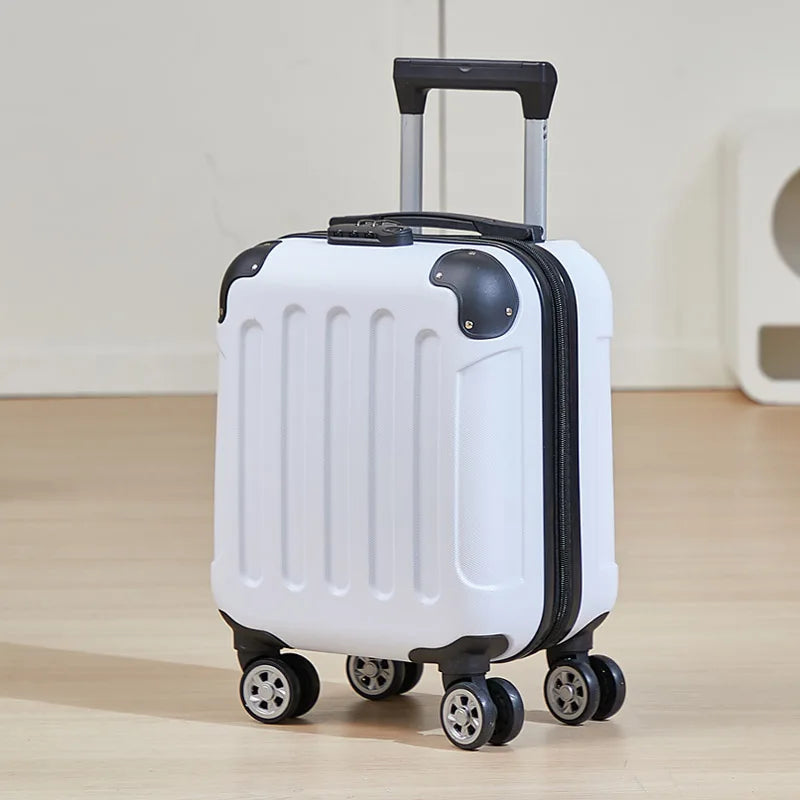 Maleta de Cabina Compacta de 14 Pulgadas con Soportes Integrados para Vaso y Teléfono