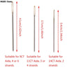Gold Eye Embroidery Needles Set with Threaders