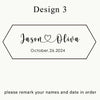 A design template for a wedding invitation featuring the names Jason and Oliva and the date October 26, 2024.