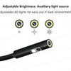 Professional 1080P Dual-Lens Endoscope Inspection Camera with 4.3" LCD Screen