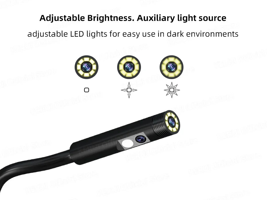 Professional 1080P Dual-Lens Endoscope Inspection Camera with 4.3" LCD Screen