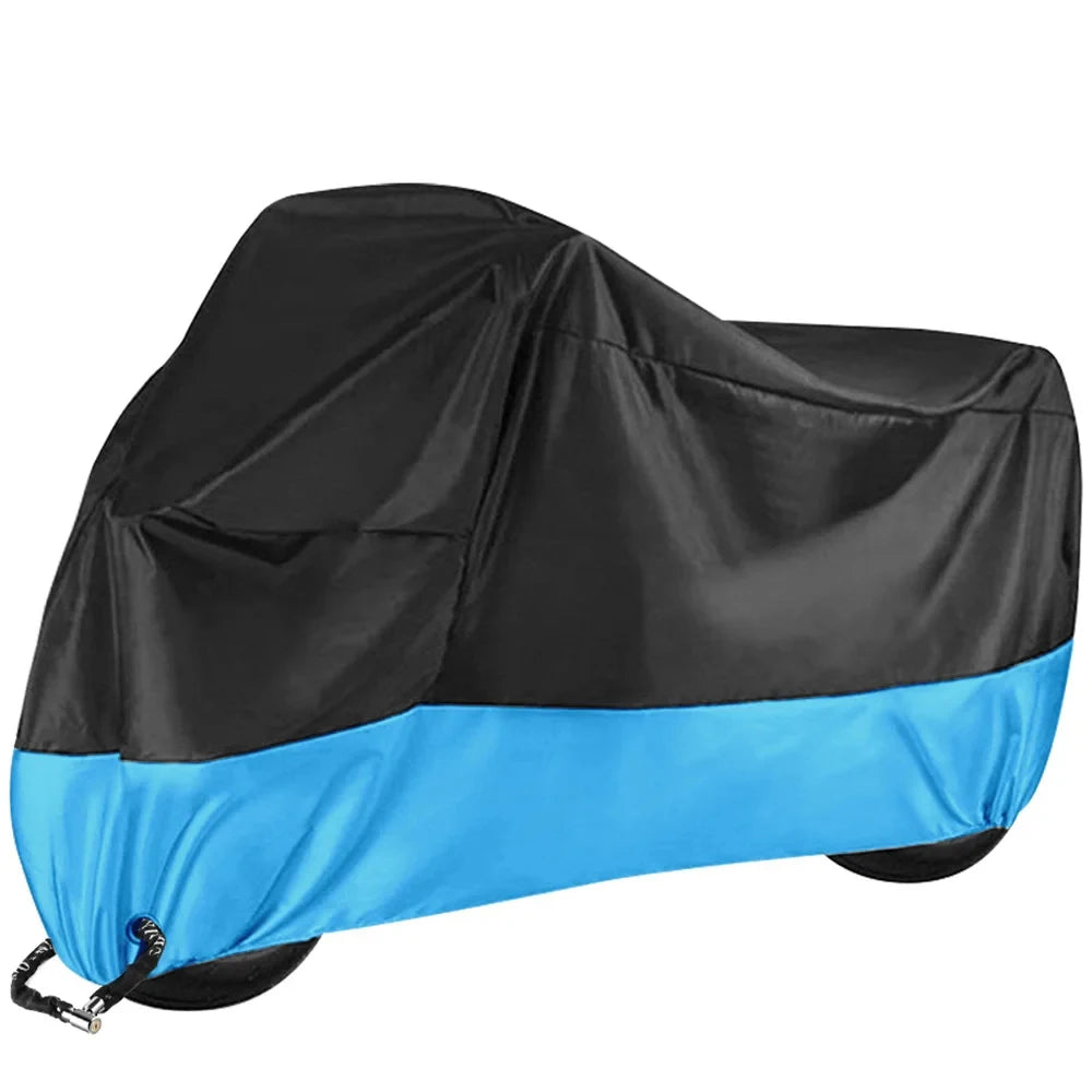 All-Season Waterproof Motorcycle Cover with Storage Bag
