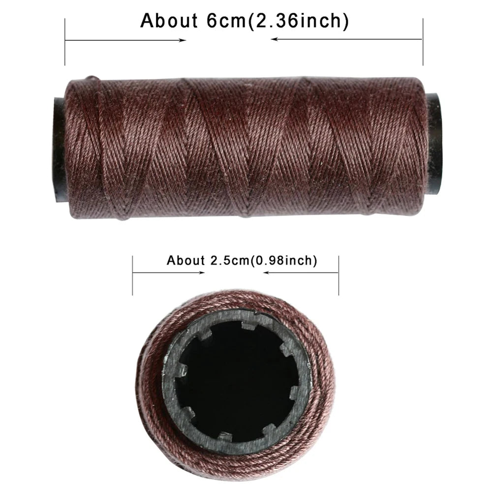 Sewing Thread Set for Wig Making & Hair Extensions (5 Natural Shades)