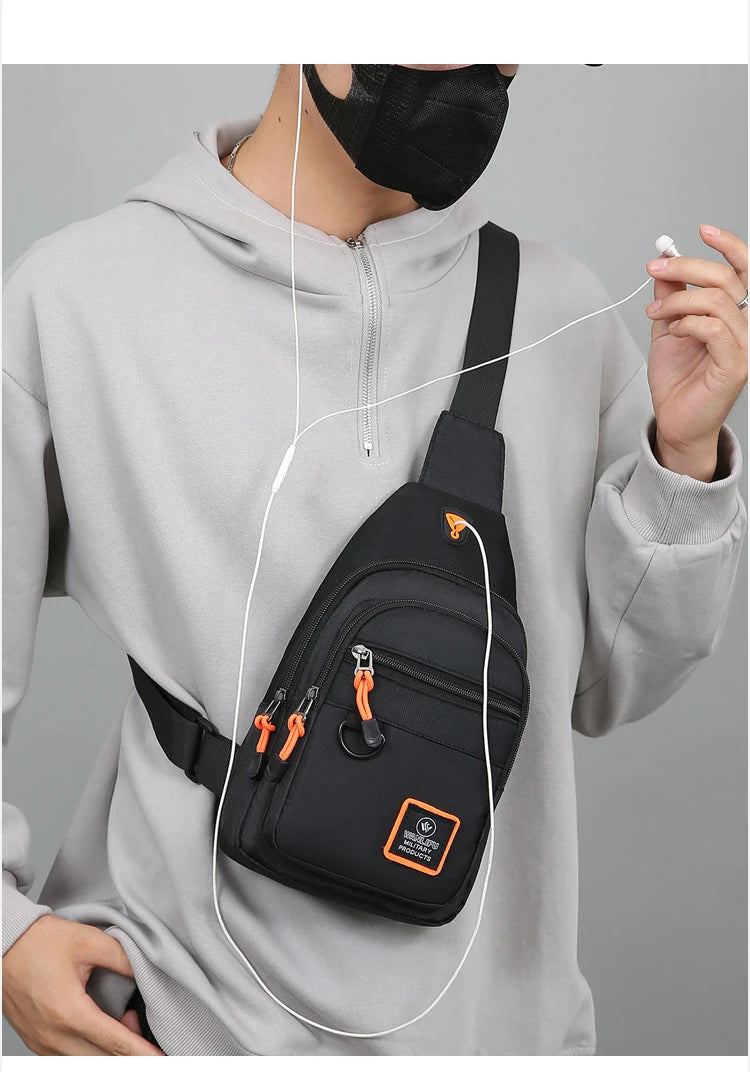 Large Capacity One-Shoulder Crossbody Sling Bag for Daily Commute