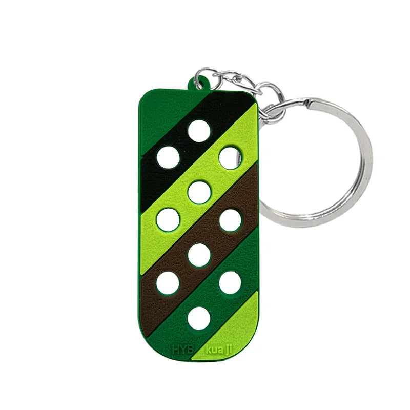 Silicone Shoe Charm Holder Keychain Board