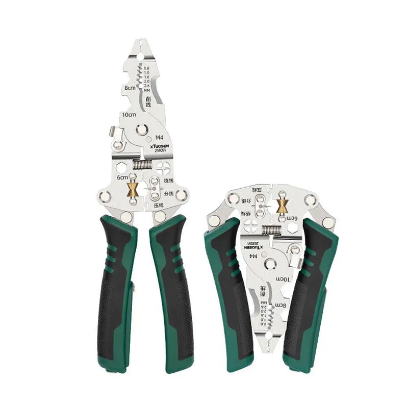 Foldable Multi-Function Electrician's Pliers with Voltage Tester