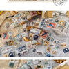 Vintage Stamp Tape Stickers Roll for Journals and Crafts