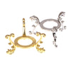 Gold-Plated Crystal Ball Display Stand