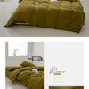 Washed Cotton Duvet Cover – Minimalist Solid Color Bedding