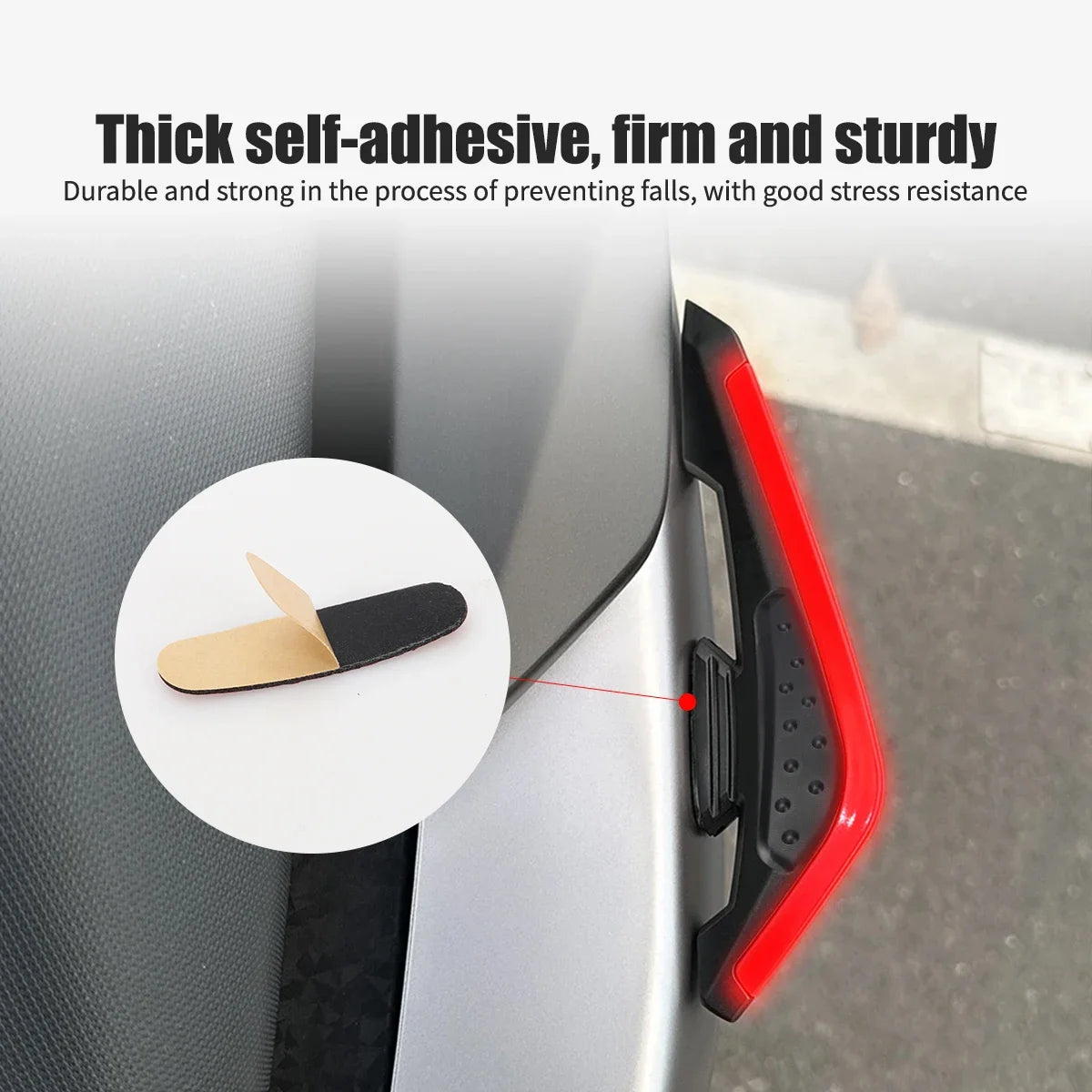 Motorcycle Front Side Spoiler Winglets with LED Light